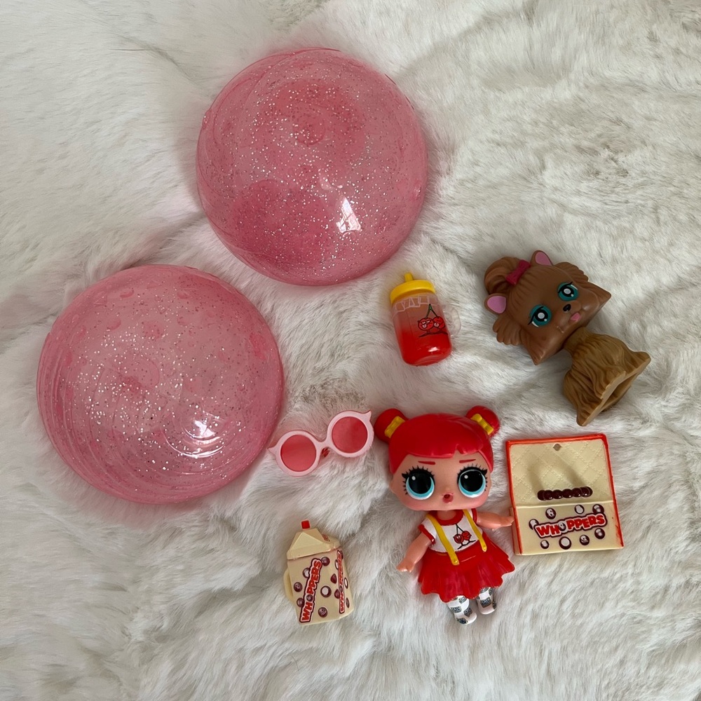 LOL Surprise Doll Bundle | Accessories, Pink Glitter Balls, Pet & Outfit Set